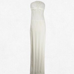 Vionnet SS15/16 Silk Strapless Gown – Size 34 FR (US 2)